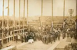 Торжественная закладка Тереспольского вокзала, 18 мая 1866 года.