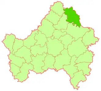 Дятьковский район на карте