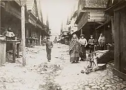 Улица местечка, 1915 год