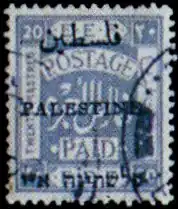 20 пиастров, тип «Иерусалим V», 1921&nbsp;(SG #59)