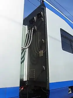 Межвагонный переход на ЭГ2Тв-001 (вариант без защиты)