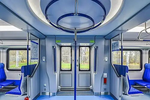 Поручни во входной зоне салона типа 1.0