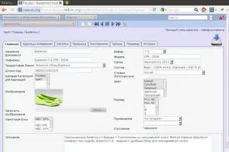 Скриншот программы ERP5