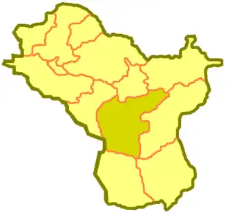 Курчумский район на карте