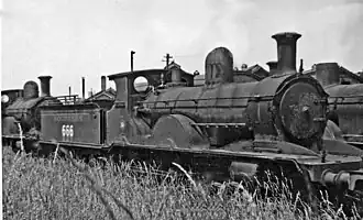 Списанный № 666 (1892—1943) в Истлее 11 июля 1946 г.