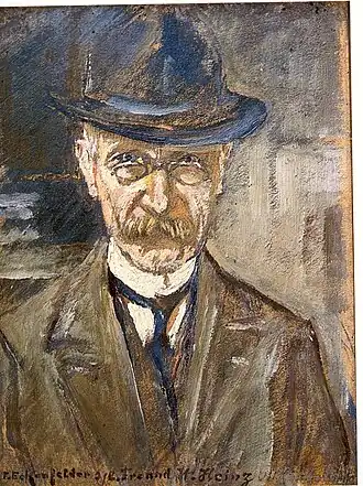 Ф. Эккенфельдер. Автопортрет (1924)