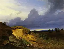 Отдыхающий мальчик. 1833. Холст, масло. Частное собрание