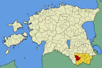 Антсла на карте