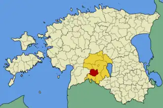 Халлисте на карте