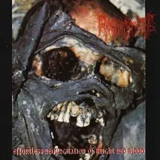 Обложка альбома Regurgitate «Effortless Regurgitation of Bright Red Blood» (1994)