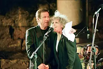 Эхуд Манор со своей женой Офре Фукс (1993 год)