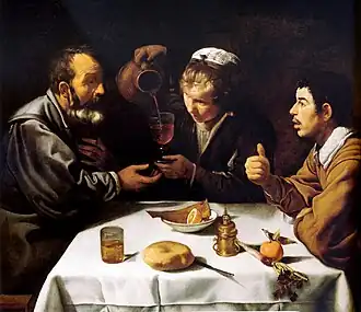 Веласкес. «Завтрак». Около 1618—1619 годов. Музей изобразительных искусств (Будапешт)