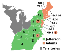 Electoral College map