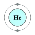Helium's electron configuration is 2.