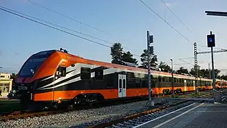 Электропоезд 3339 на станции Пяэскюла
