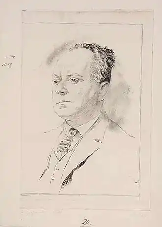 Карл Флеш (портрет кисти Эмиля Орлика)