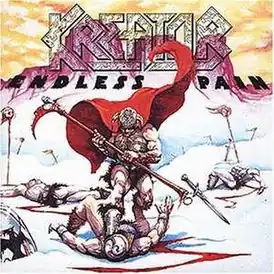 Обложка альбома Kreator «Endless Pain» (1985)