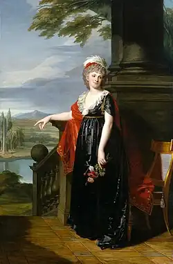 Портрет немецкой поэтессы и писательницы Энгель Кристины Вестфален