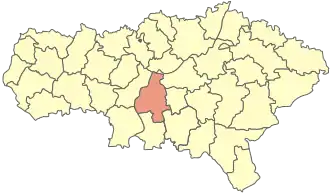 Энгельсский район на карте