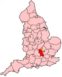 Бакингемшир на карте