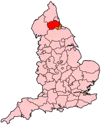 Дарем на карте