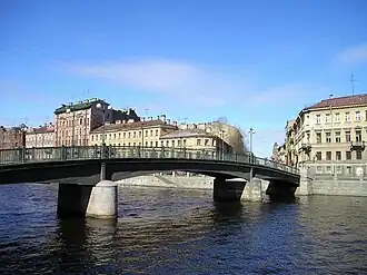 Английский мост, архитекторы П. А. Арешев и В. С. Васильковский (1962—1963 гг.)