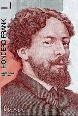 Портрет на купюре 100 бельгийских франков