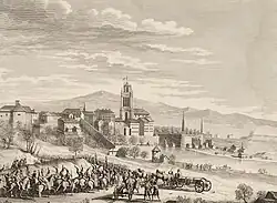 Триумфальное вступление французов в Берн, 25 Вентоза, 6 год Республики. Между 1793 и 1803. Офорт