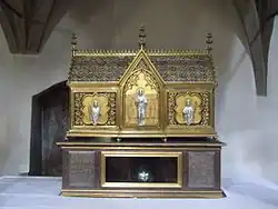 Реликварий (ковчежец) с мощами святого Эрхарда