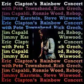 Обложка альбома Эрика Клэптона «Eric Clapton’s Rainbow Concert» (1973)