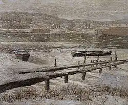 Эрнест Ловсон. «Река зимой», 1907