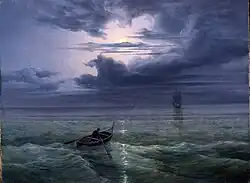 Лунная ночь в Салернском заливе