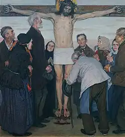 Вот, Иисус держит руку! 1914. Холст, масло. Австрийская галерея Бельведер, Вена