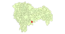 Расположение муниципалитета на карте провинции