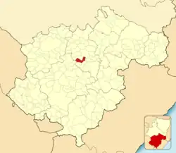 Расположение муниципалитета на карте провинции