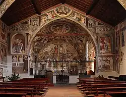 Интерьер. Фрески Джованни Пьетро да Чеммо. Между 1491 и 1493