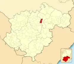 Расположение муниципалитета на карте провинции