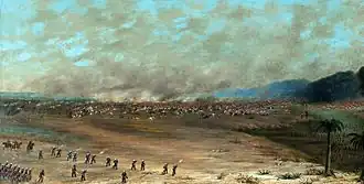 Фрагмент битвы кисти Кандидо Лопеса