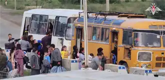 Армяне Нагорного Карабаха, ищущие убежище из-за начатых Азербайджаном боевых действий (21 сентября 2023 г.)