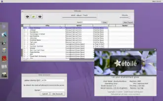Скриншот программы Étoilé