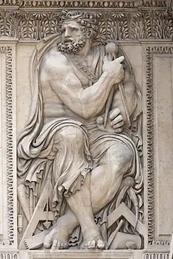 Рельеф с изображением Евклида