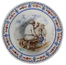 Сцена из русской крестьянской жизни 1877 г.