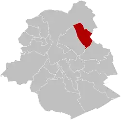 Расположение муниципалитета на карте провинции