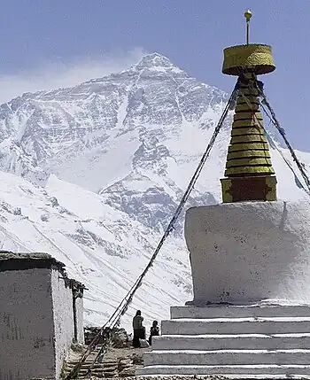 Фотография из проекта «Эверест за мир» (англ. Everest Peace Project)