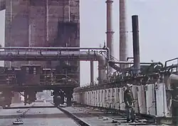 Верх печей коксового цеха. Экспозиция Историко-культурного центра Ленинского района