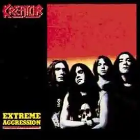 Обложка альбома Kreator «Extreme Aggression» (1989)