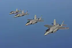 Звено F-35A ВВС США, 15 мая 2013
