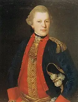 Барон Фридрих Густав (Фёдор) фон Розен (1740—1817), сын предыдущих, в мундире Рязанского пехотного полка.