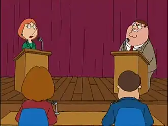 Лоис против Питера на выборах