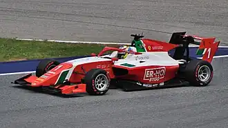 Беганович на этапе Формулы-3 в Шпильберге в 2024 году